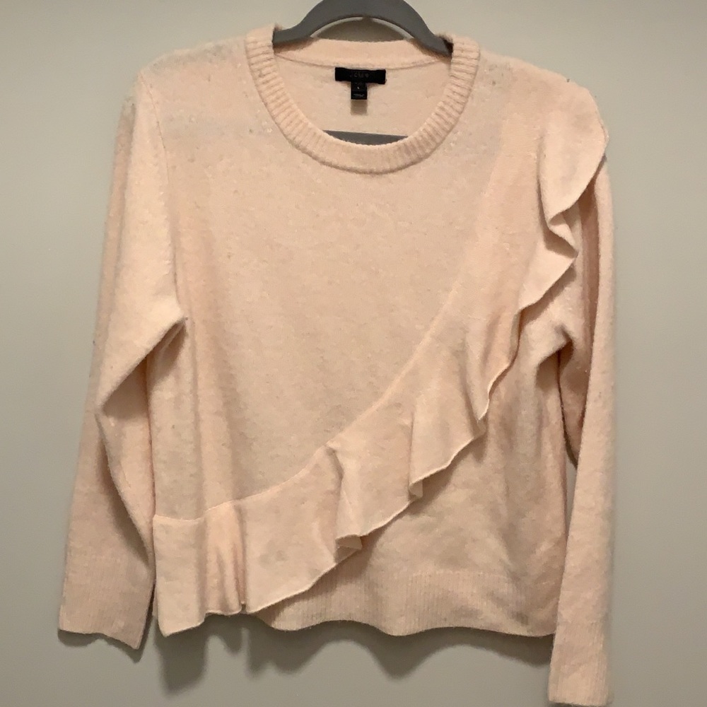 J. Crew ruffle sweater